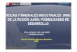 Rocas y minerales industriales en la región Junín: posibilidades de desarrollo