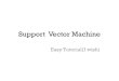 Support Vector Machine Tutorial 한국어
