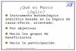 gp-t5-lect2-¿Qué es Marco Lógico?