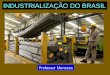 Industrialização do Brasil   -   Professor Menezes