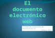 Documento electrónico Web