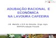 Adubação racional  econômica do cafeeiro josé braz matiello – fundação procafé