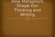 How Metaphors Shape Our Thinking and Writing