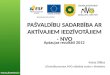 Inese Siliņa: Kurzemes pašvaldību sadarbība ar NVO - aptaujas datu prezentēšana