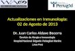 Actualización en Inmunología - 02 de agosto de 2013