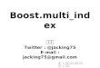 [Sdc 3rd] Boost multi_index