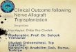 Clinical outcome following nerve allograft transplantation