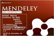 Mendeley teaching-presentations Spanish / Presentación de Mendeley en Castellano / Español