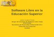 Software Libre en La Educacion Superior