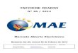 MAE - Informe diario 20-02-2014