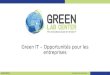 Opportunités Green IT pour les entreprises