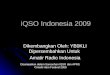 I qso indonesia 2009