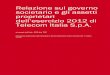Relazione sul governo societario e gli assetti proprietari dell'esercizio 2012 di Telecom Italia S.p.A