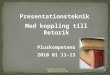 Presentationsteknik affärssäljare YH Göteborg