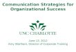 Communication Strategies for Organizational Success