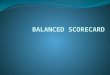 Balanced scorecard bsc