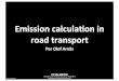 Emission calculation