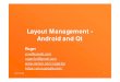 Layout Management - Android and Qt
