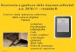Lavorare in redazione - Economia e gestione imprese editoriali, 2010-11, mod. B, parte II - Luisa Capelli