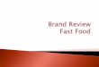 [Brand review] Fast food - M1 Digital - Groupe 3