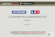 Opinionway/Fiducial pour le Figaro et LCI - Le baromètre de la présidentielle 2012 - Vague5