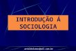 Introducao a sociologia