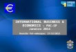Apresentação pré embarque International Business & Economics PUC SP 2014