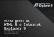 Visão Geral do HTML5 e do Internet Explorer 9