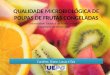 Qualidade microbiológica de polpas de frutas congeladas