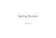 Spring Review Span 2