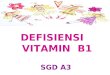 Defisiensi Vitamin B1