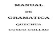 Manual gramatica quechua cuzco - collao