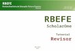Tutorial Revisor - ScholarOne RBEFE