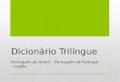 Dicionário trilíngue