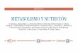Metabolismo y nutrición ´´ informacion basica para estudiantes de medicina, quimica y biologia