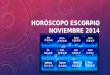 Horóscopo de Escorpio para Noviembre 2014