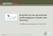 Grossesses pathologiques - Opinionway pour Prem up the desk-  juin 2013