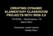 Creating Dynamic Elementary Classroom Projects with Web 2.0