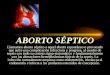 Aborto séptico enfermería