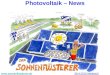 Photovoltaik news