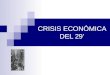 Crisis Econmica Del 29