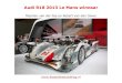 Audi r18 2013 le mans winnaar pdf
