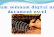 Cum semnam digital un document excel