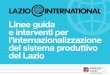 Regione Lazio: Lazio Internationa