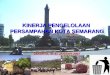 Kinerja Pengelolaan Persampahan Kota Semarang (2006)