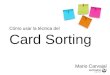 Card Sorting: conceptos básicos