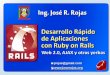Jose Rojas Desarrollo Rapido de Aplicaciones con RoR