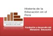 Historia del ministerio de educación  perú