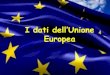 I dati dell'Unione Europea (Gaia, Giada, Elena e Ileana)