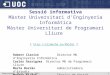 Sessió informativa dels Màsters d'Enginyeria Informàtica i Programari Lliure de la UOC